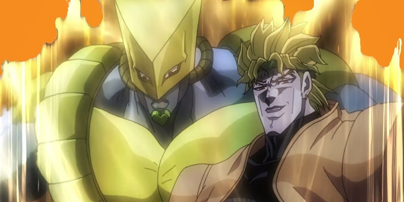 DIO uses his stand to stop time