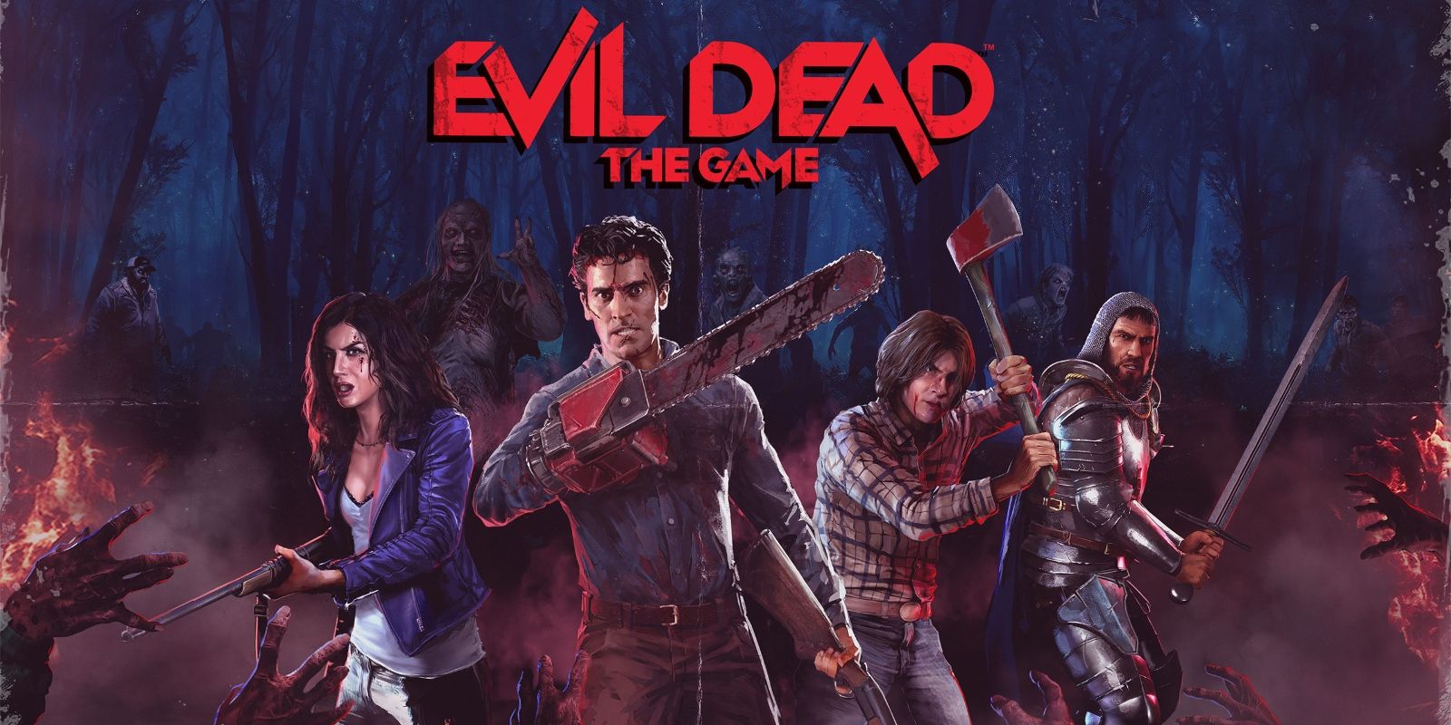 evil dead the game key art