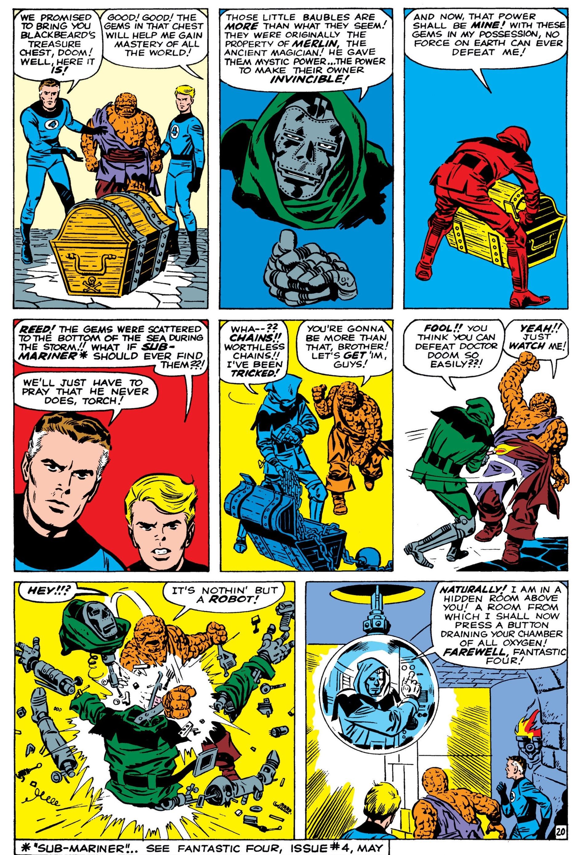 60 Years Ago, Doctor Doom Bedeviled the Fantastic Four for the First Time