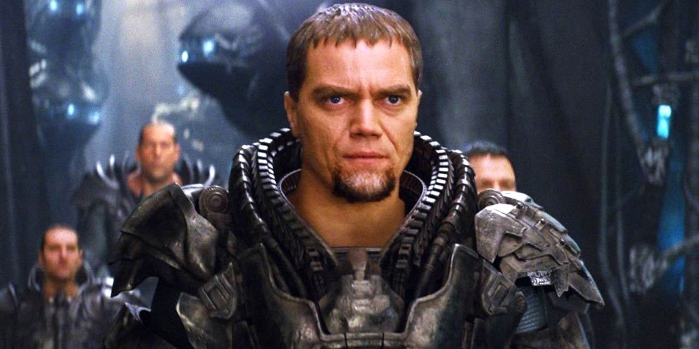 General Zod standing with other Kryptonians in Man of Steel