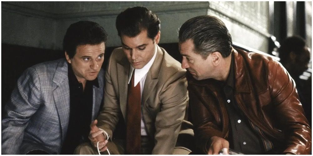 Robert DeNiro, Ray Liotta, and Joe Pesci in Goodfellas