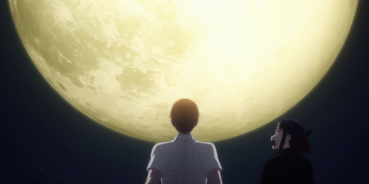 Kaguya-sama and Shirogane hold a moon viewing party in Love is War