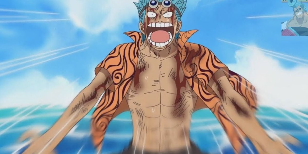 Franky tries to stop Puffing Tom, One Piece
