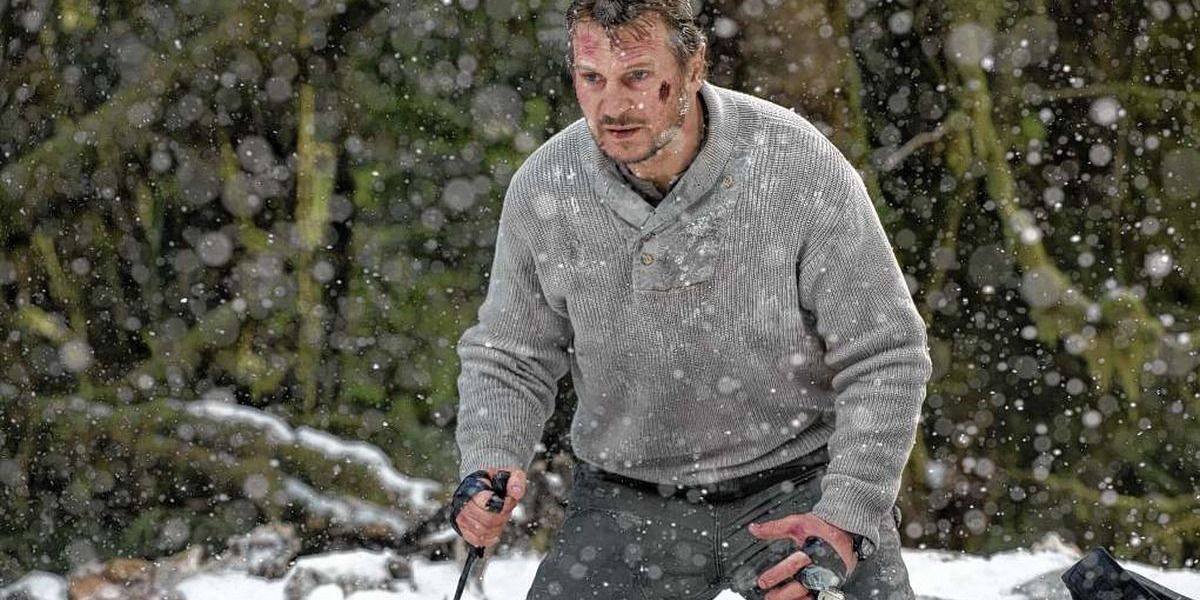 Liam Neeson as John Ottway in The Grey 