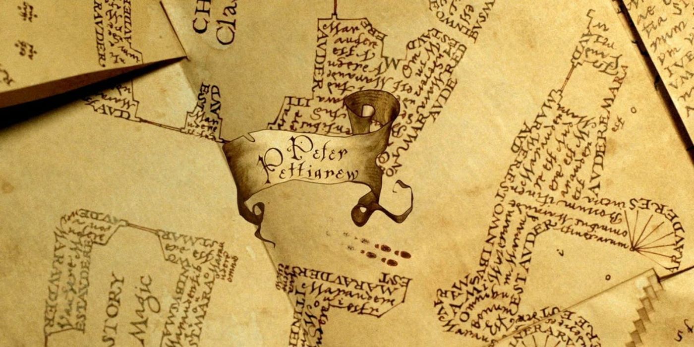 Peter Pettigrew on the Marauder's Map in Harry Potter