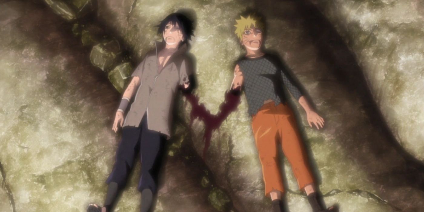 Naruto e Sasuke são amigos novamente após sua batalha final
