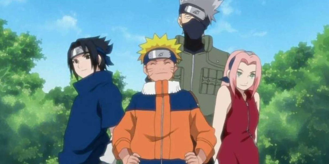 Team 7 from Naruto, ready for action.