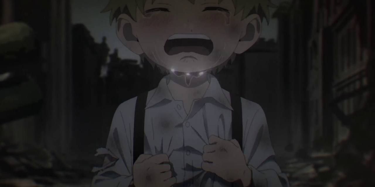 Loid Forger crying as a child