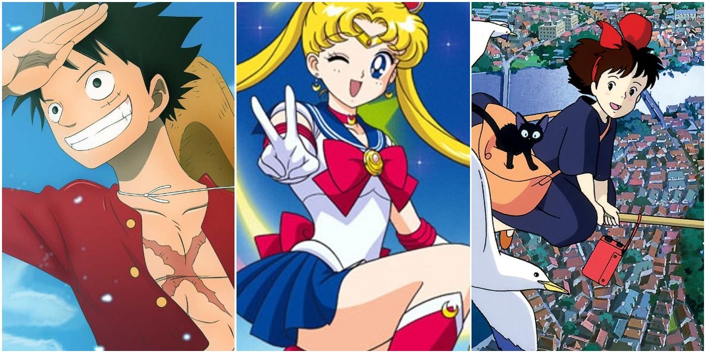 One Piece, Sailor Moon, & Kiki's Delivery Service