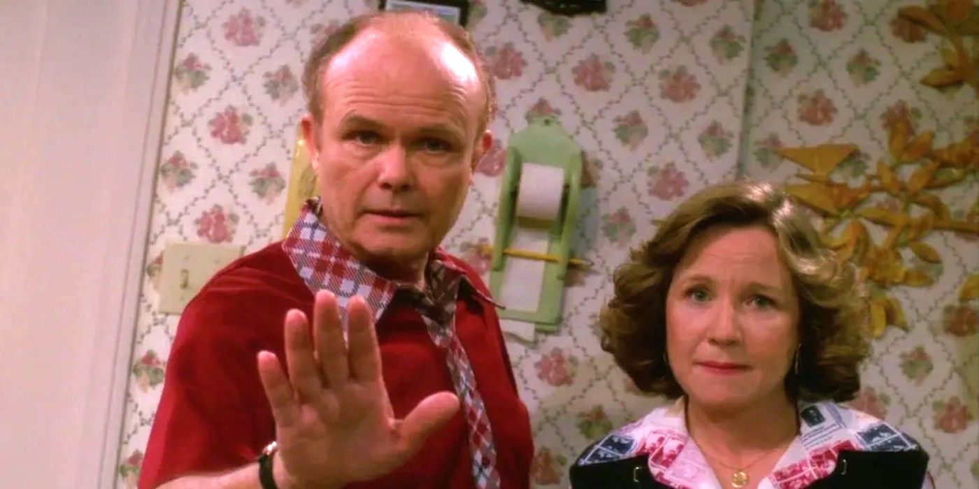 Red e Kitty Forman em That '70s Show kitchen.