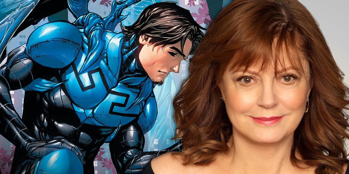 Blue Beetle Images Show Susan Sarandon & Raoul Max Trujillo's Villains