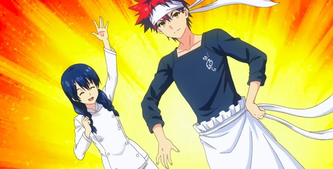 Souma and Megumi from Food Wars! 