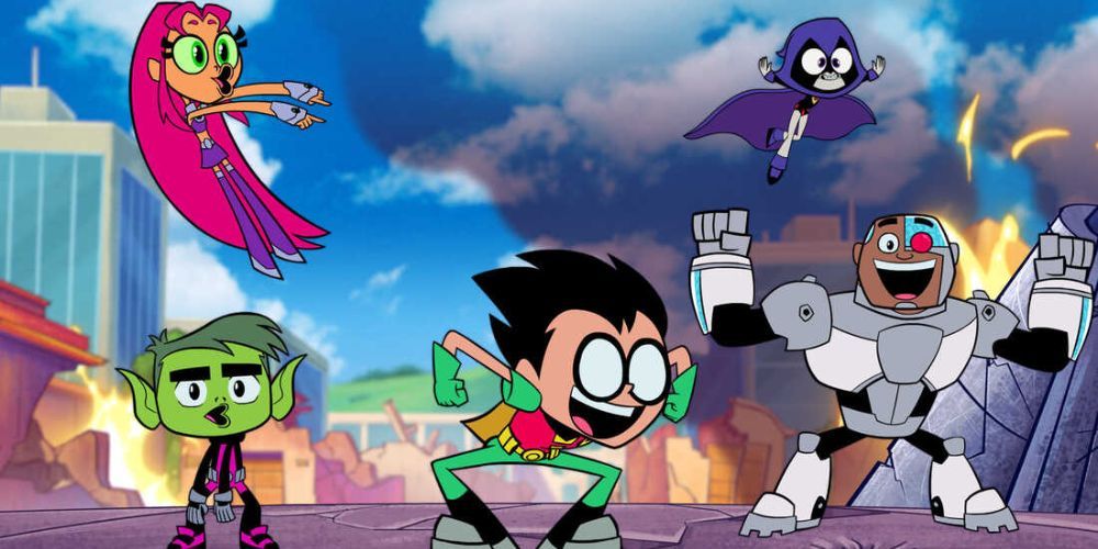 Teen Titans Go's animated main characters, from DC Comics