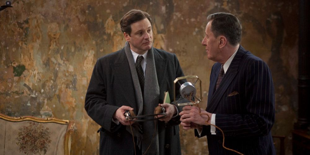 The King's Speech Colin Firth and Geoffrey Rush