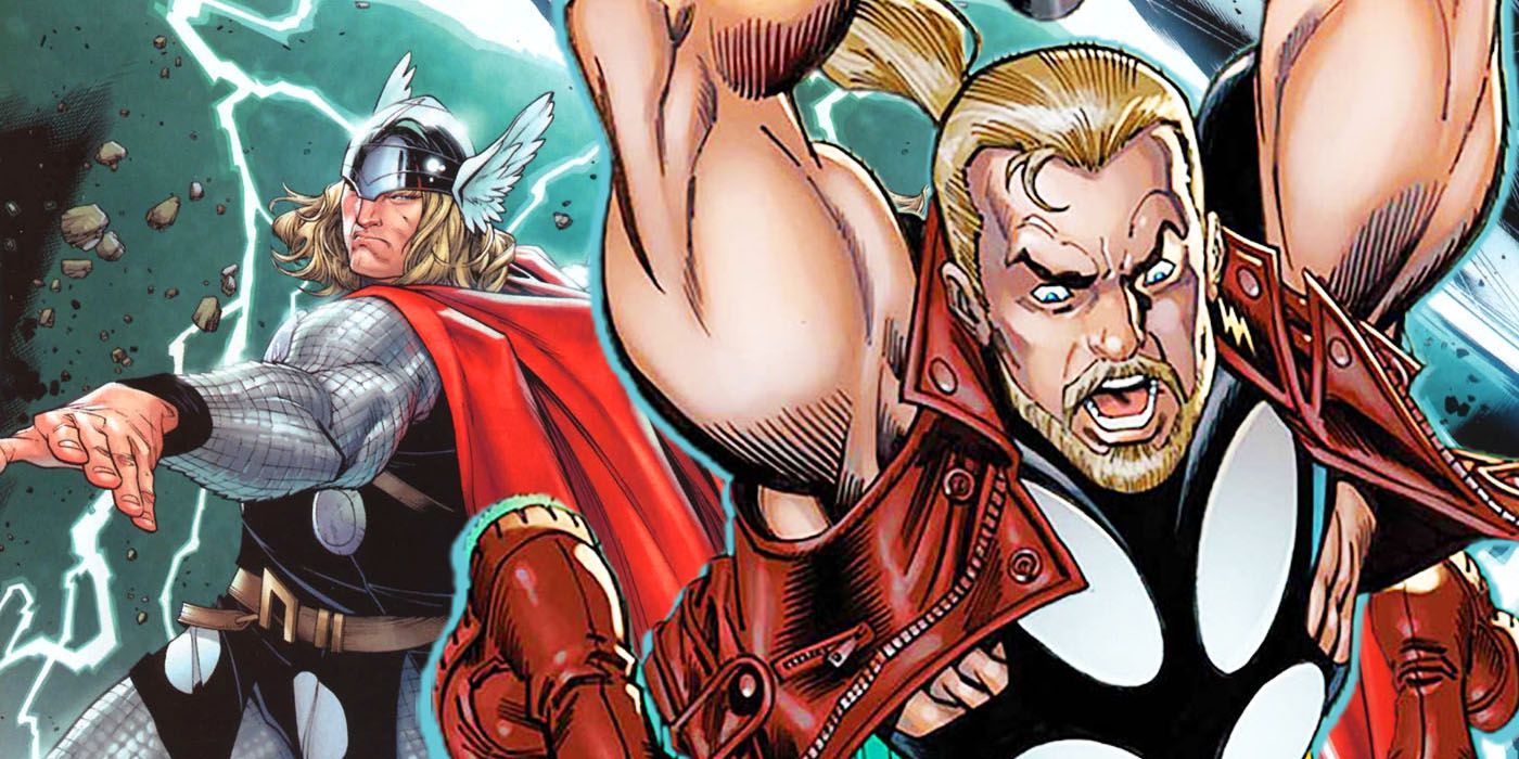 Thor fights alongside Thunderstrike