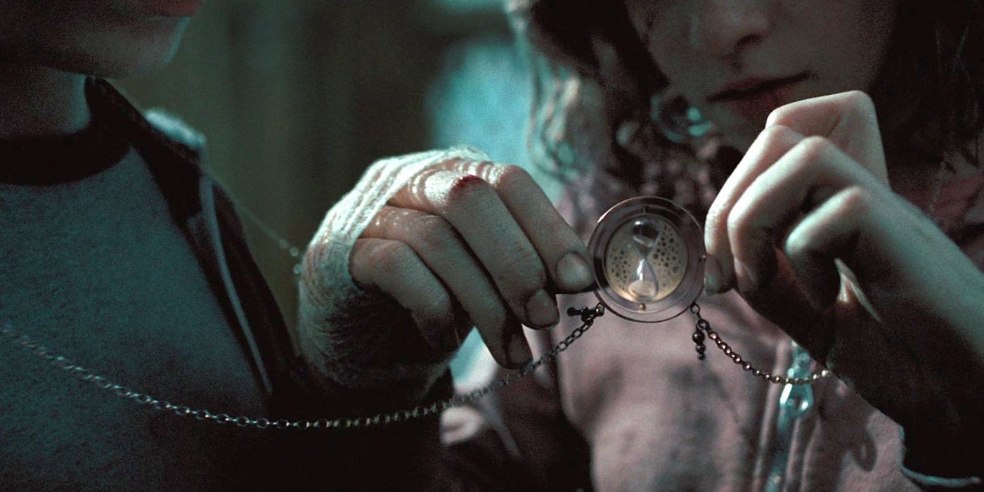 Harry and Hermione with the time turner, Harry Potter and the Prisoner of Azkaban