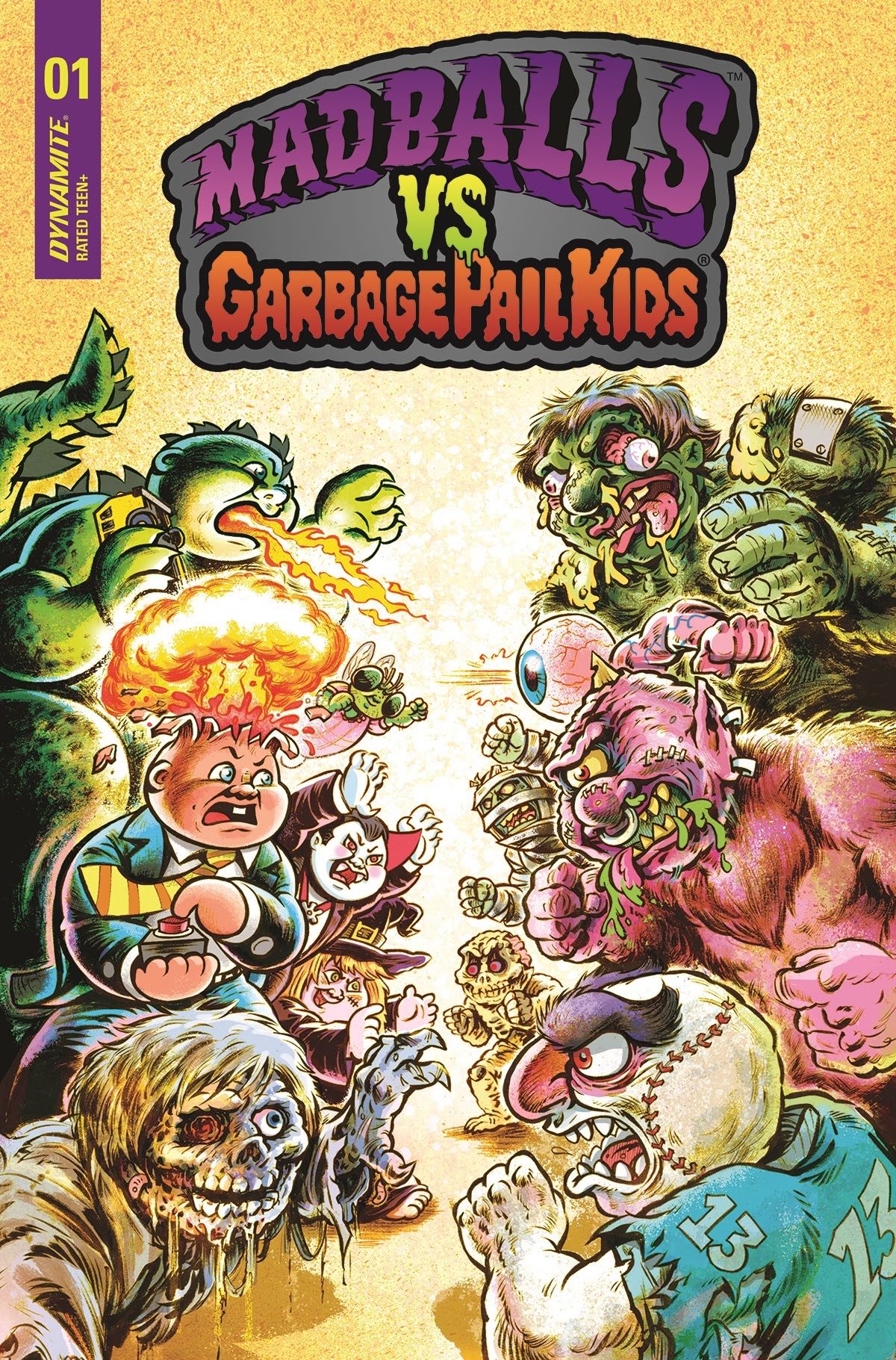 80s Icons Madballs and Garbage Pail Kids Go to War in New Crossover Series