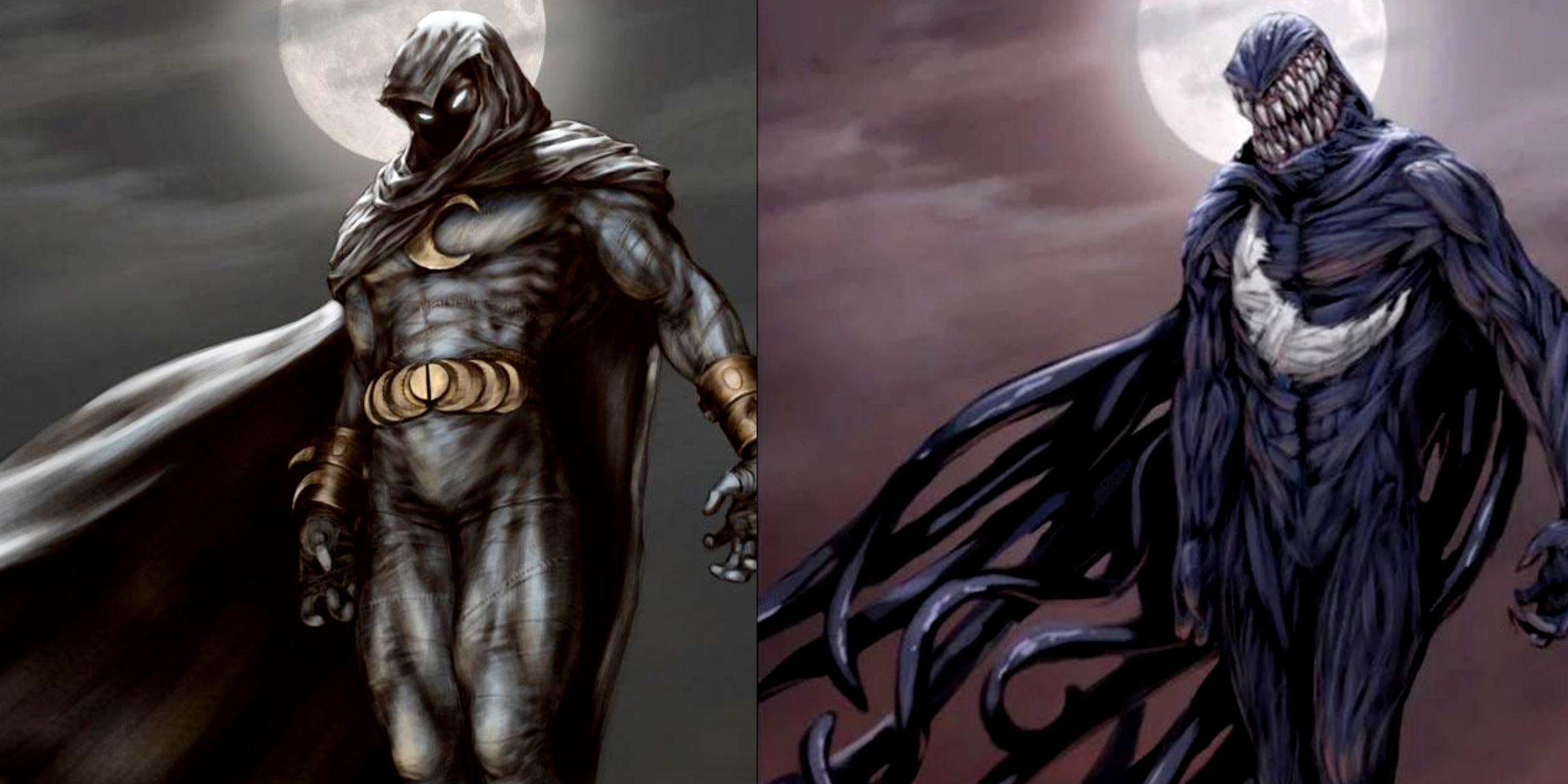 Venom-Infected Moon Knight Video Game Concept Art Resurfaces
