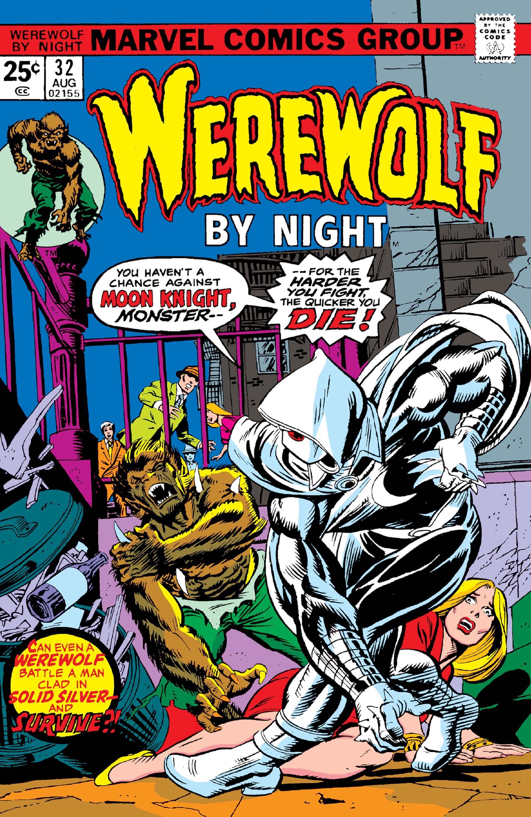 The cover of Werewolf by Night #32