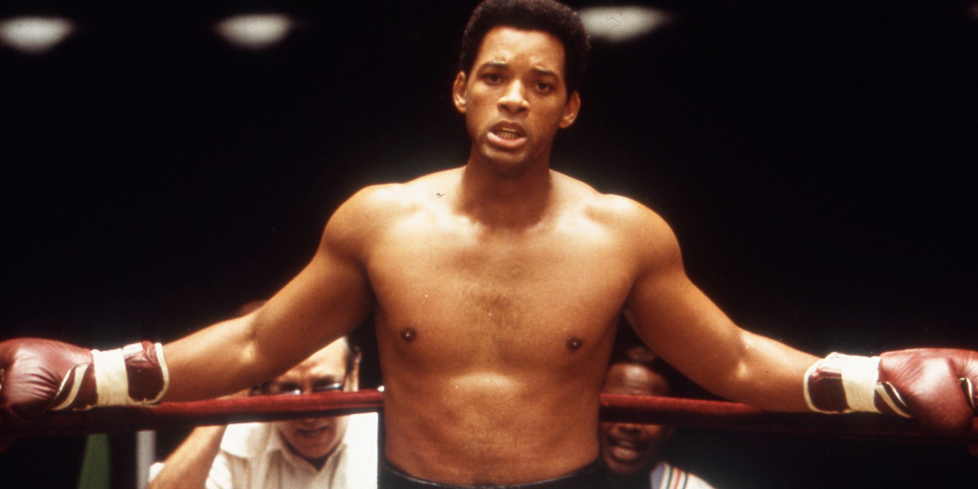 will smith in the ring as muhammad ali in the film ali
