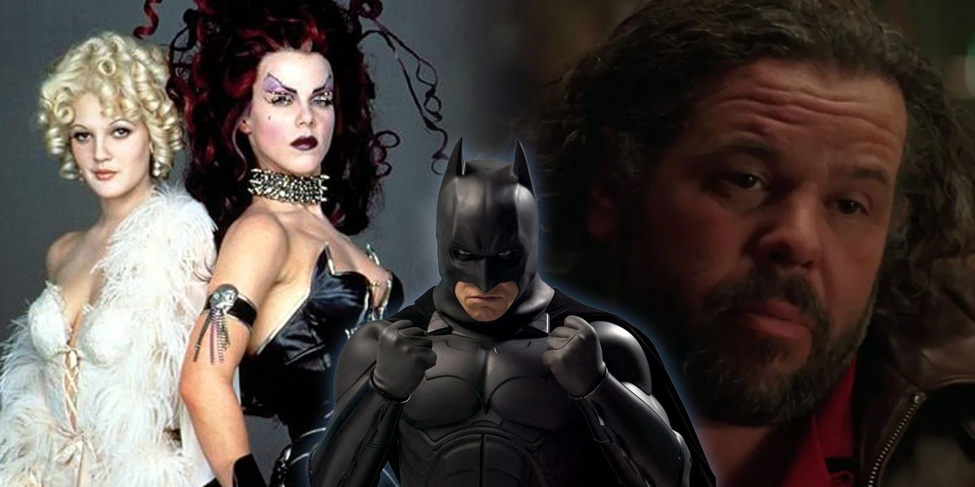 Sugar and Spice, Batman and Arnold Flass from the movies split image