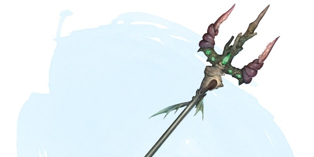 The images shows the Magic Trident Wave in DnD 5e