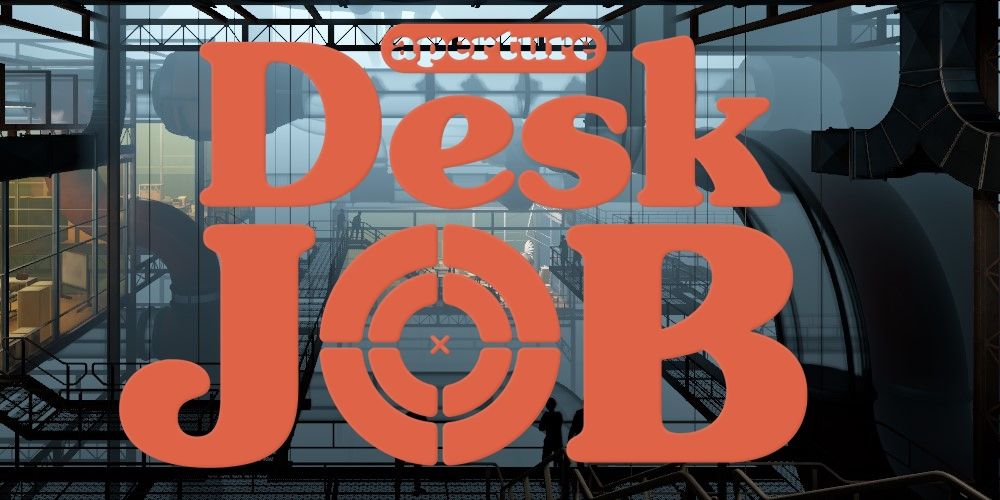 Aperture Desk Job logo collage