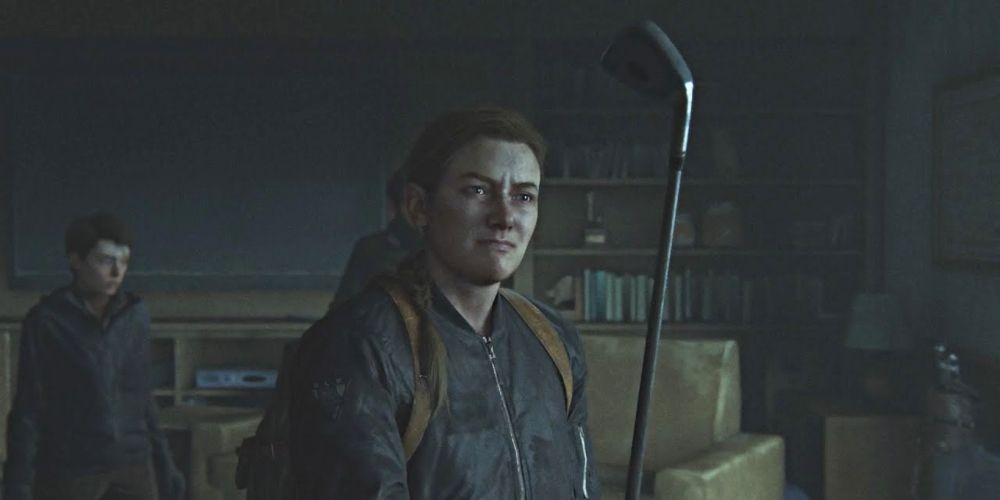 Abby Anderson kills Joel Miller with a golf club in The Last of Us Part II