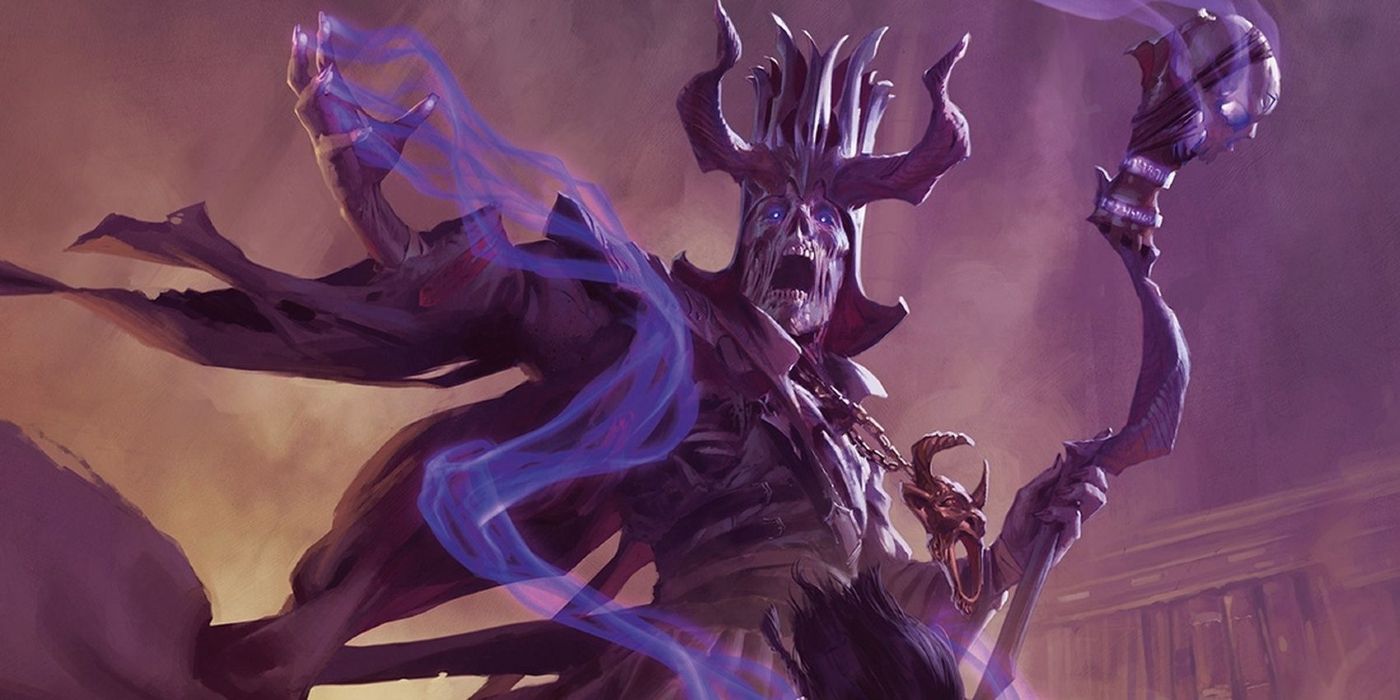 Acereak The Lich Casting a powerful spell in Dungeons & Dragons