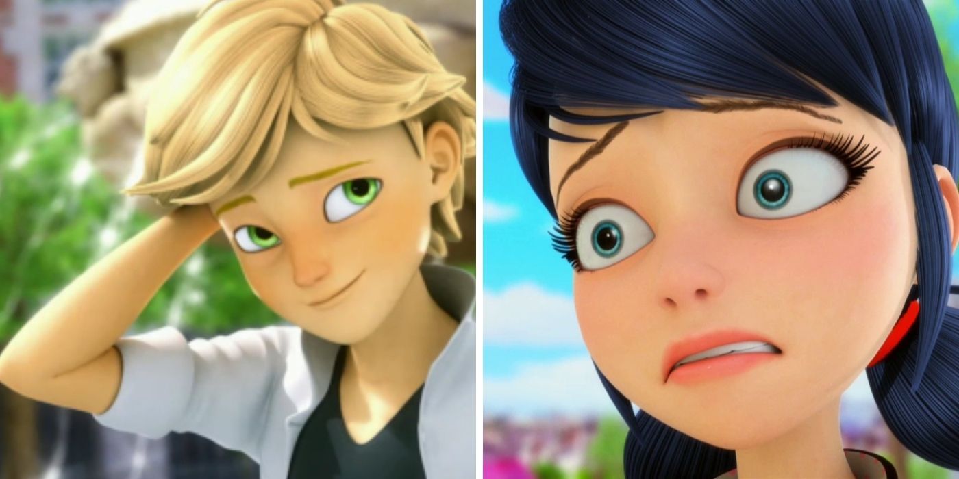 Adrien Agreste and Marinette Dupain-Cheng from Miraculous Ladybug