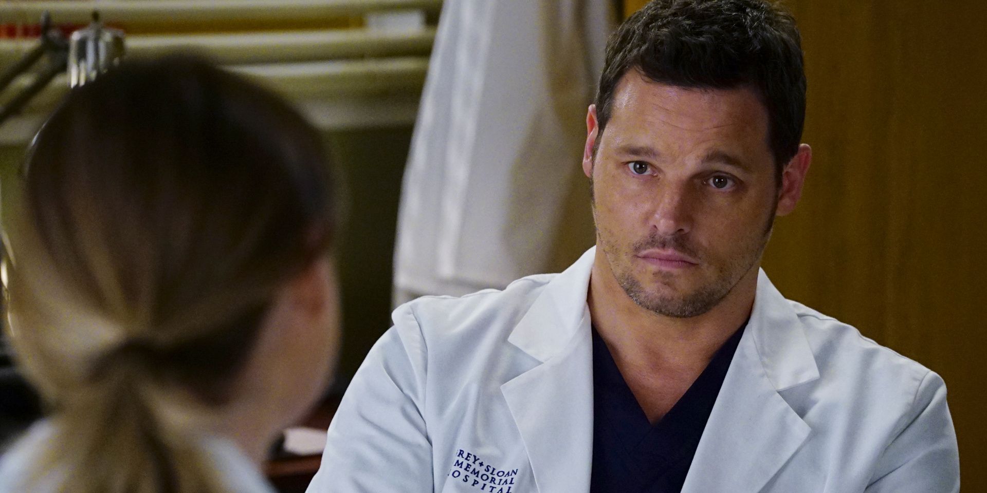 Alex Karev argues with Meredith Grey on Grey's Anatomy