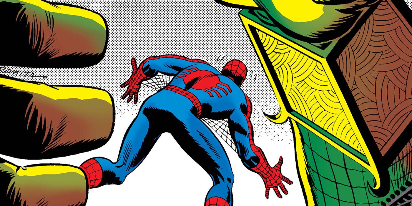 Spider-Man battles Mysterio
