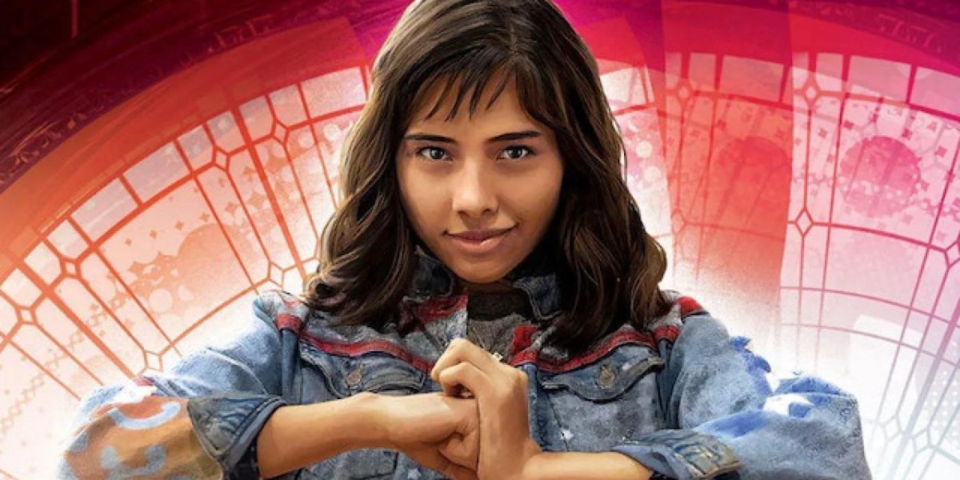 America Chavez smiling and ready to fight poster.