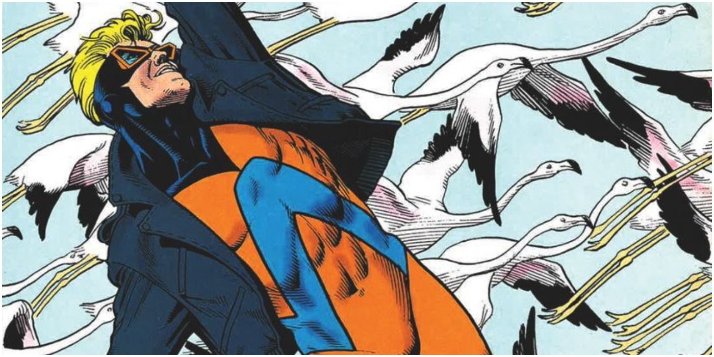 Animal Man Flying In DC Comics