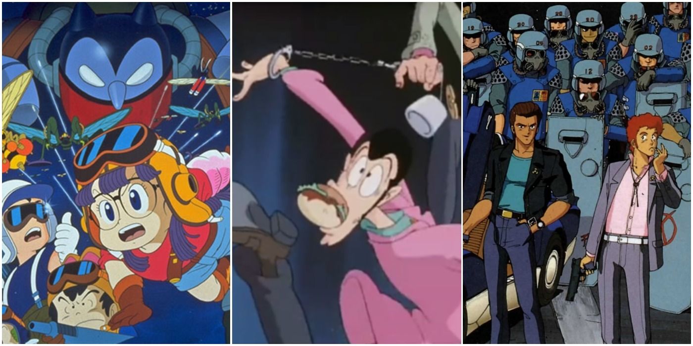 Anime 80s Watch Dr Slump Lupin Part III Bubblegum Crisis Trio Header