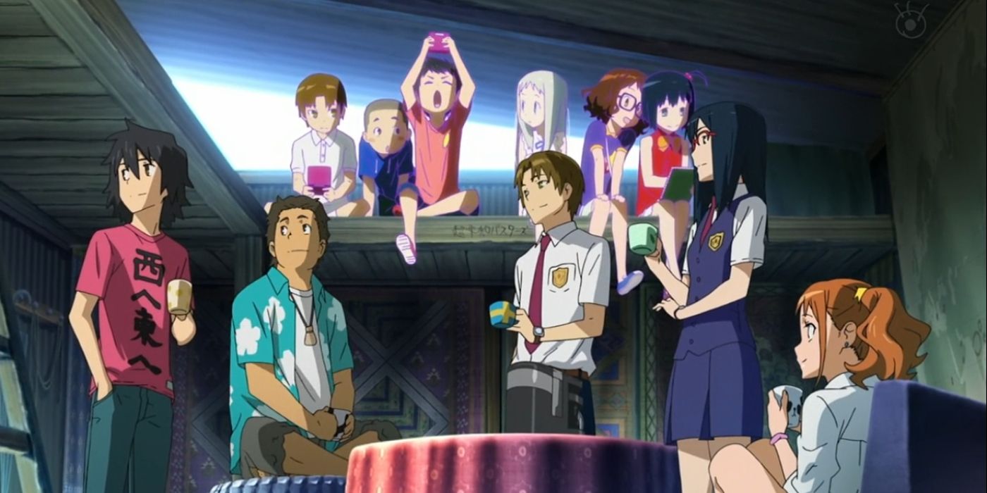 The cast of Anohana.