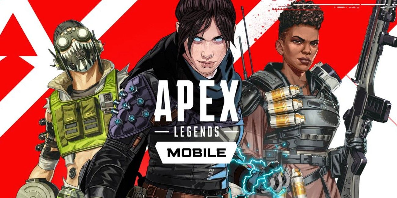 Promotional image for Apex Legends Mobile featuring Octane, Wraith and Bangalore, courtesy of EA.