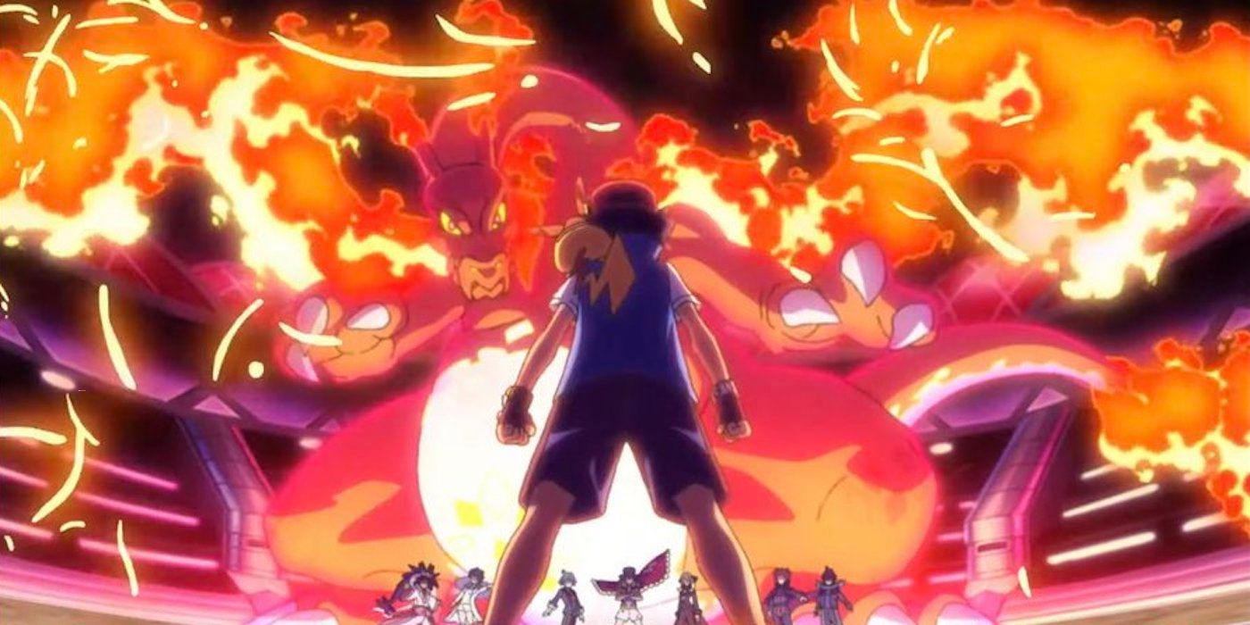 Ash Ketchum in the Master's Eight in Pokémon Journeys