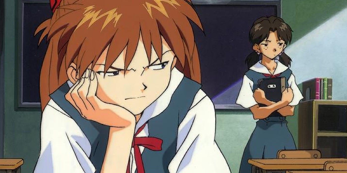 Asuka Gets Annoyed In Neon Genesis Evangelion