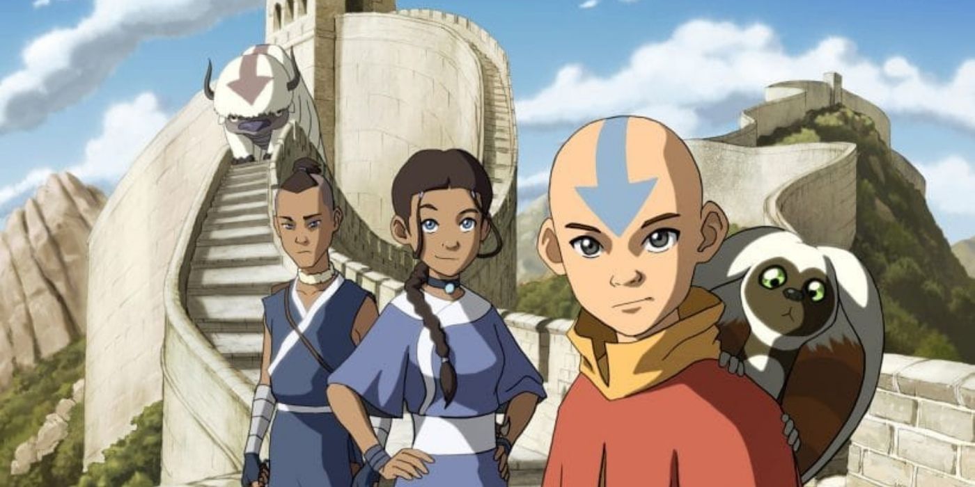 Avatar: The Last Airbender - Aang, Katara, Sokka, Momo, and Appa