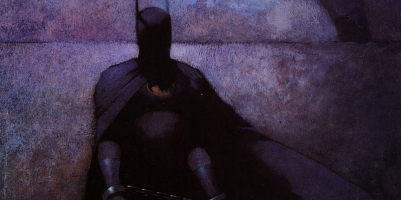 Batman is chained up in Arkham Asylum – DC Comics
