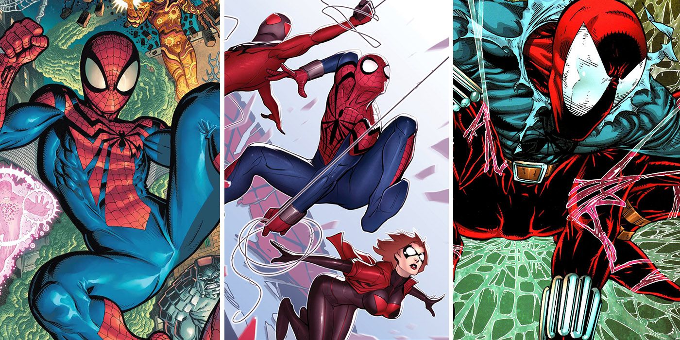 Scarlet Spiders of the multiverse team up