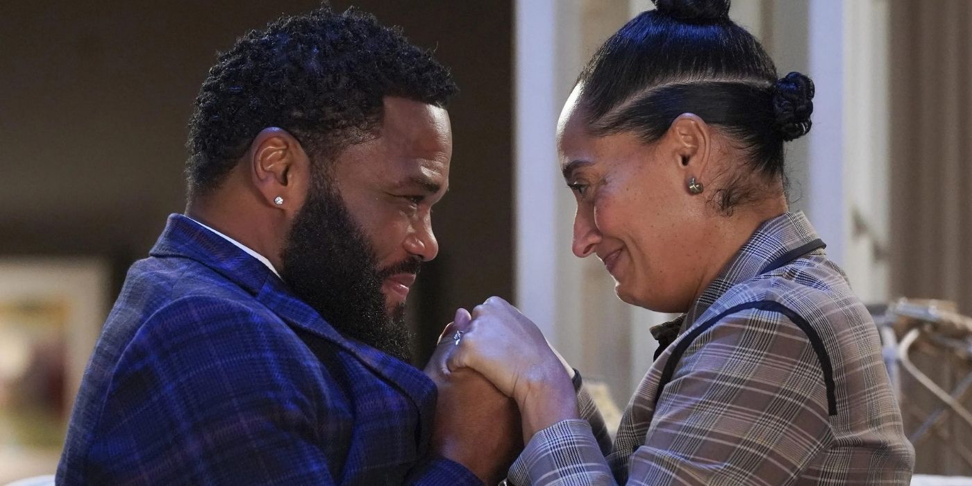 Dre and Bow looking loved up in Black-Ish