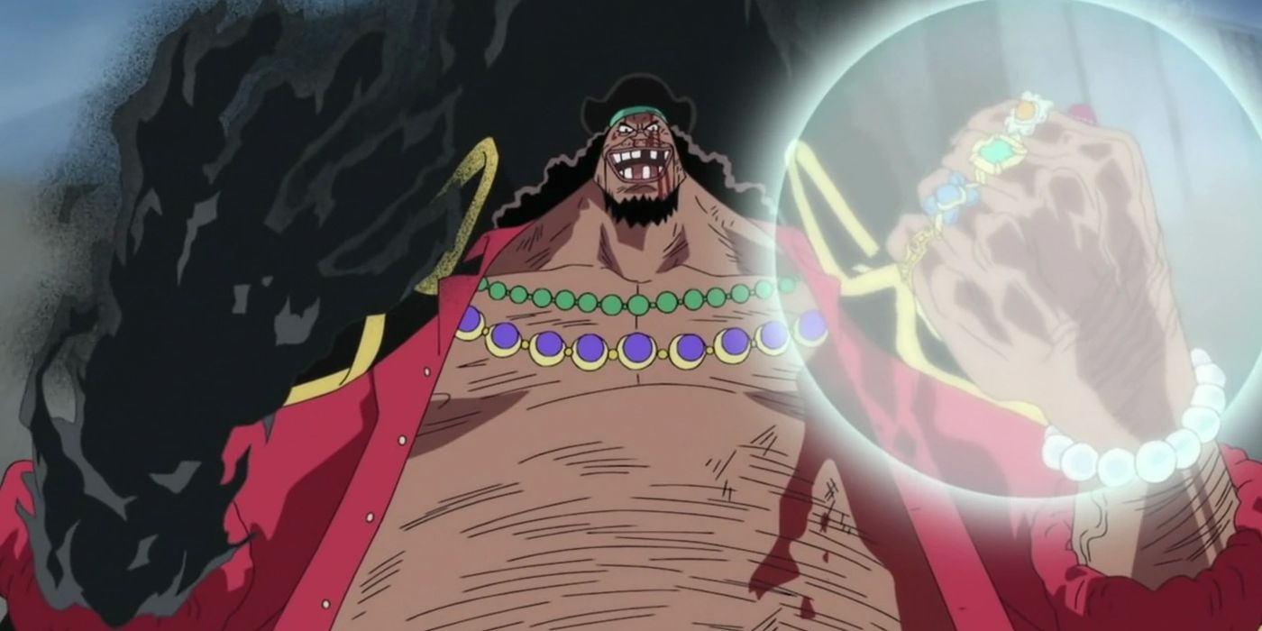 Blackbeard wielding two Devil Fruits in One Piece.