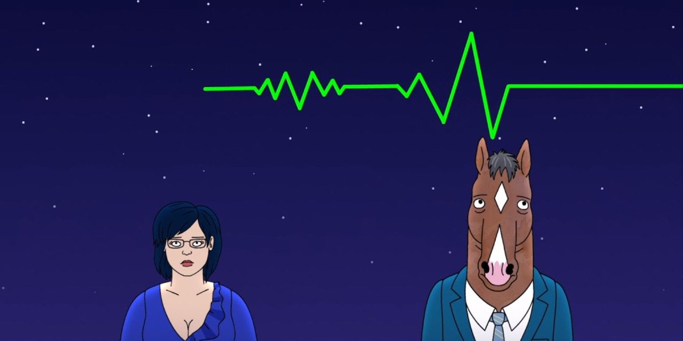 Bojack Horseman Bojack and Diane with heartbeat