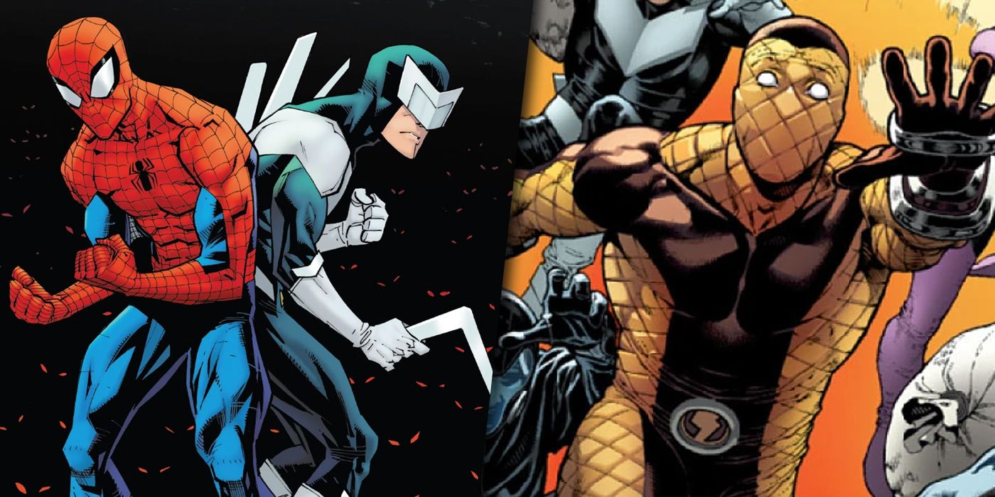 Boomerang and Shocker from Superior Foes of Spider-Man split image
