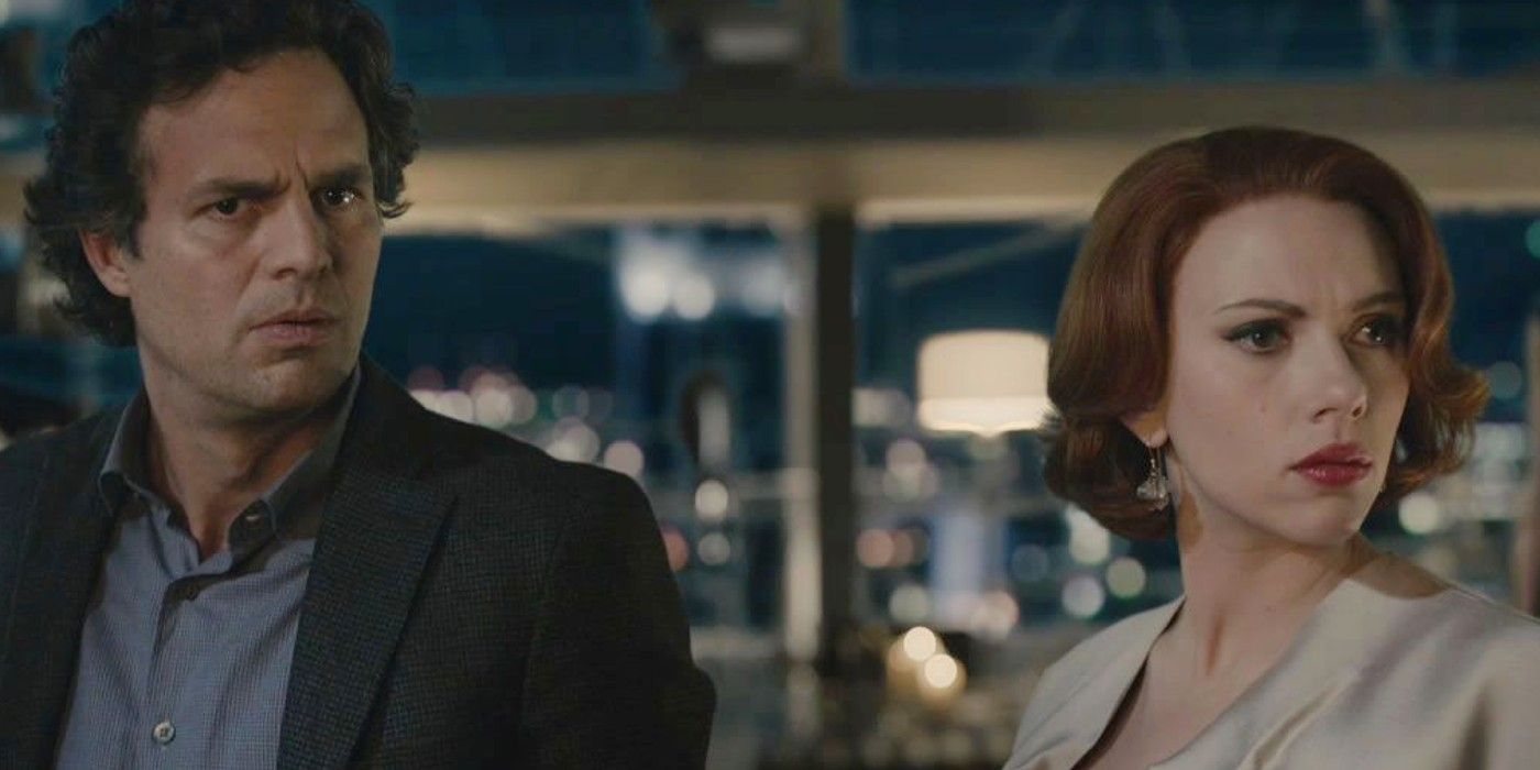 Bruce And Natasha Party In Avengers Age Of Ultron