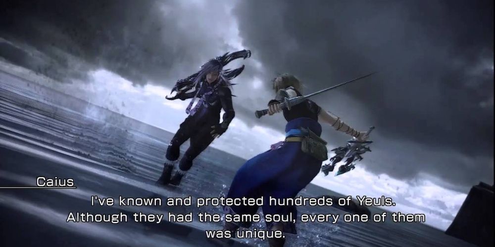 Caius Ballard boss fight Final Fantasy XIII-2