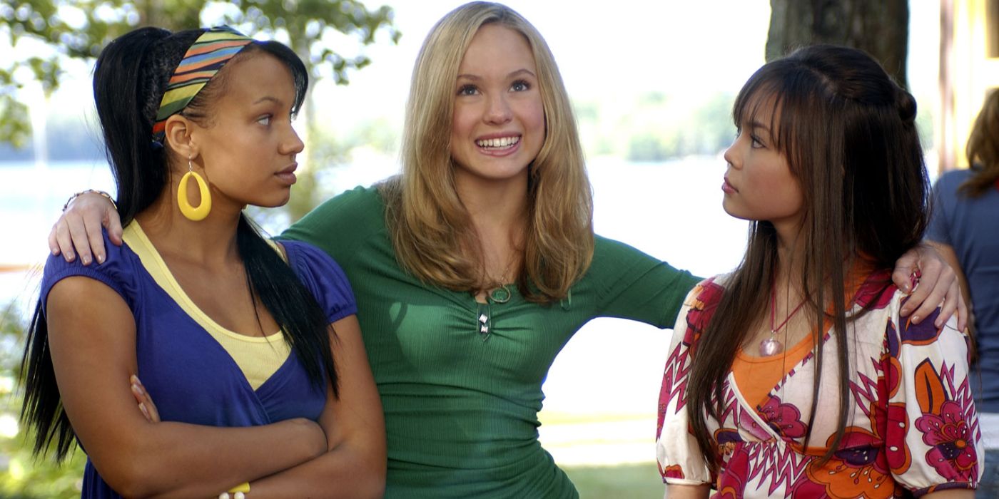 Camp Rock's Tess Tyler, Peggy, and Ella
