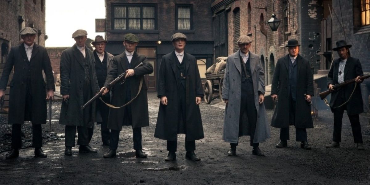 Cast of Peaky Blinders ready for war